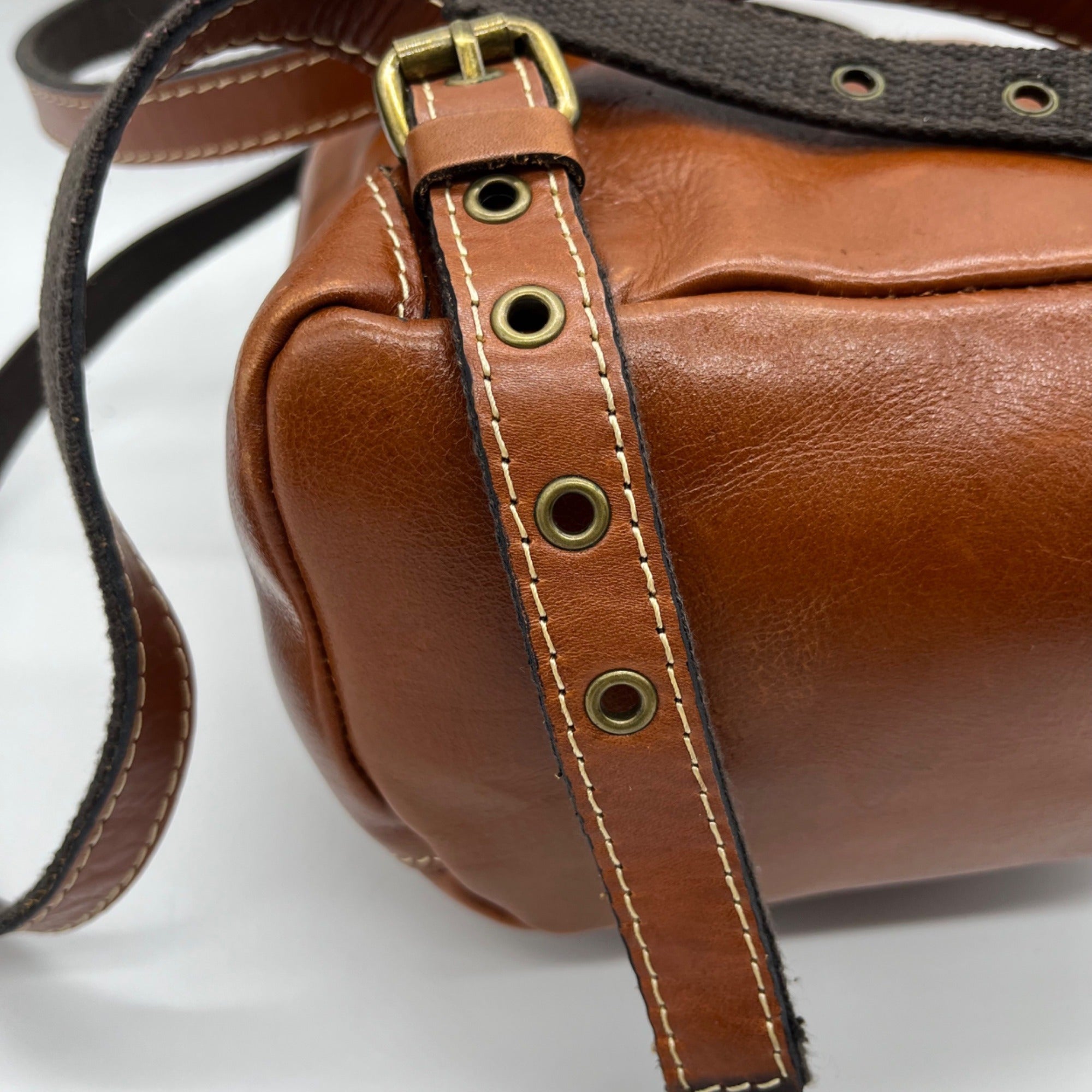 Patricia Nash Brown Leather Aberdeen Backpack