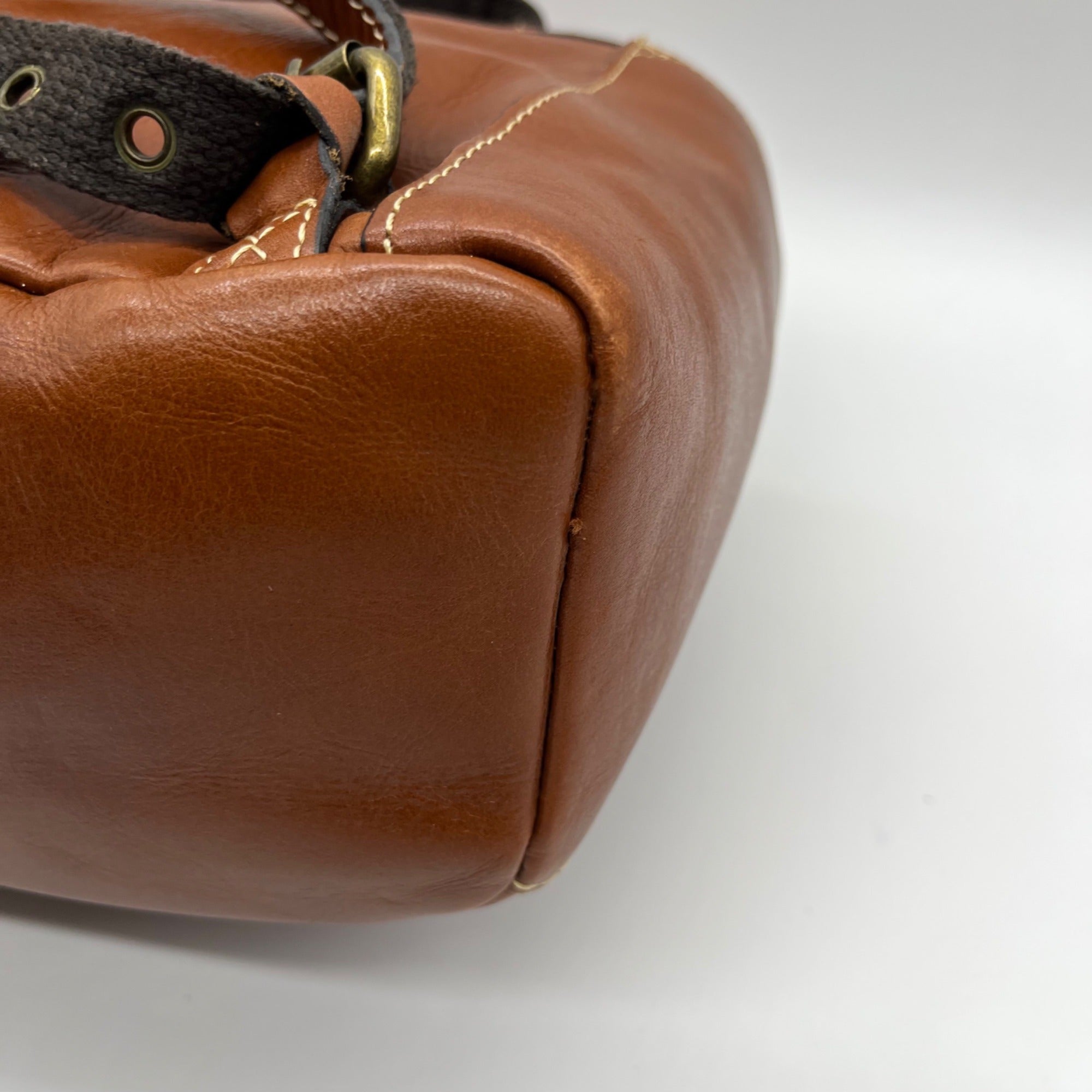 Patricia Nash Brown Leather Aberdeen Backpack