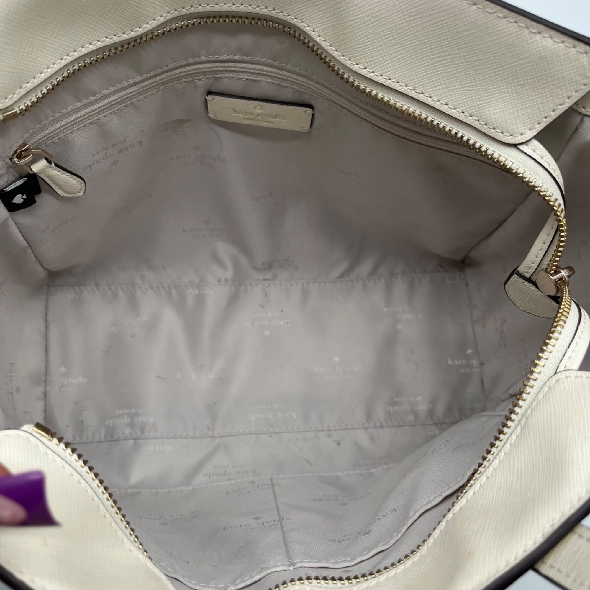 Kate Spade Mergingue Leather Staci Medium Tote Bag
