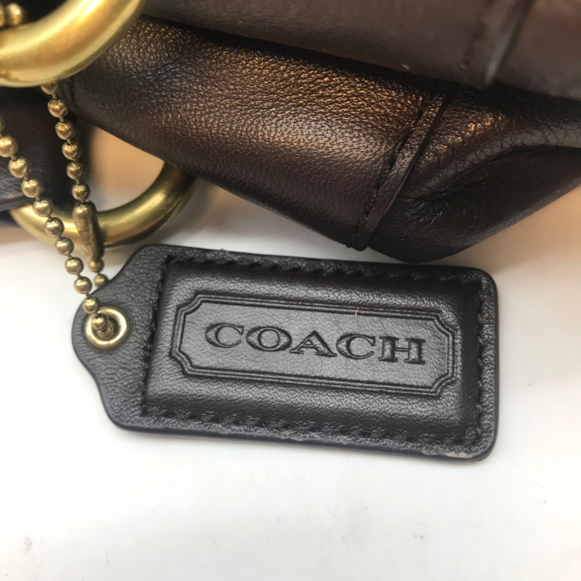 Coach Brown Leather Campbell Satchel Bag F25151