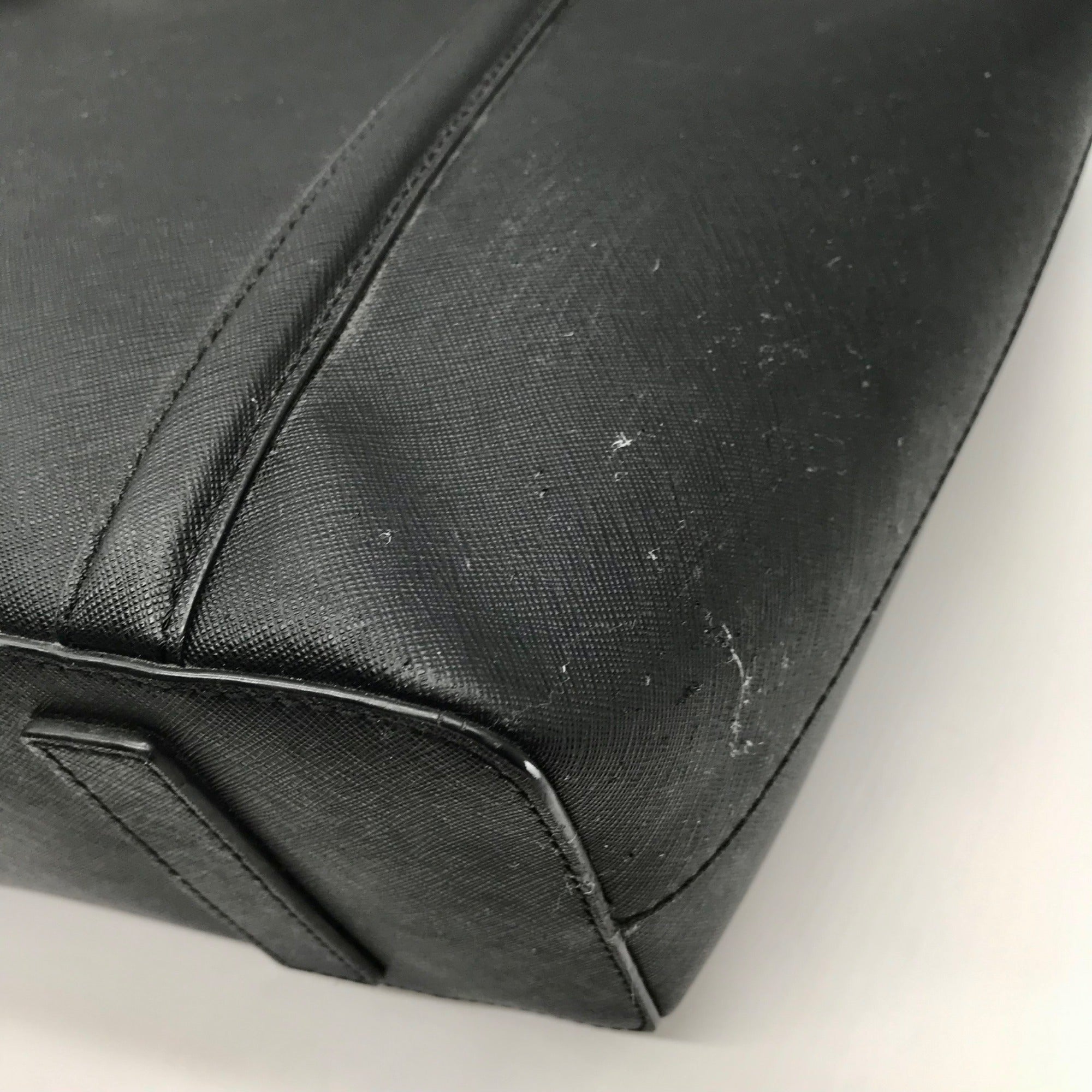 Kate Spade Black Saffiano Leather Cara Shoulder Bag