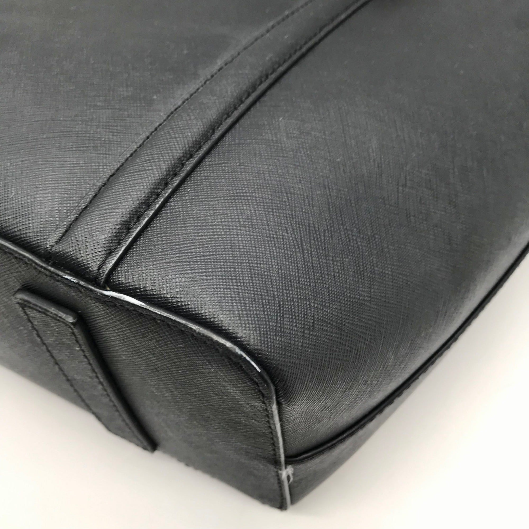 Kate Spade Black Saffiano Leather Cara Shoulder Bag