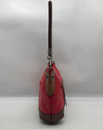 The Sak Red & Brown Leather Alameda Shoulder Bag