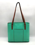 Dooney & Bourke Mint Green Pebbled Grain Leather Lexington Tote Bag
