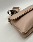 Michael Kors Bedford Pink Pebbled Leather Crossbody Bag