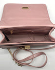 Badgley Mischka Pink Quilted Stud Convertible Crossbody