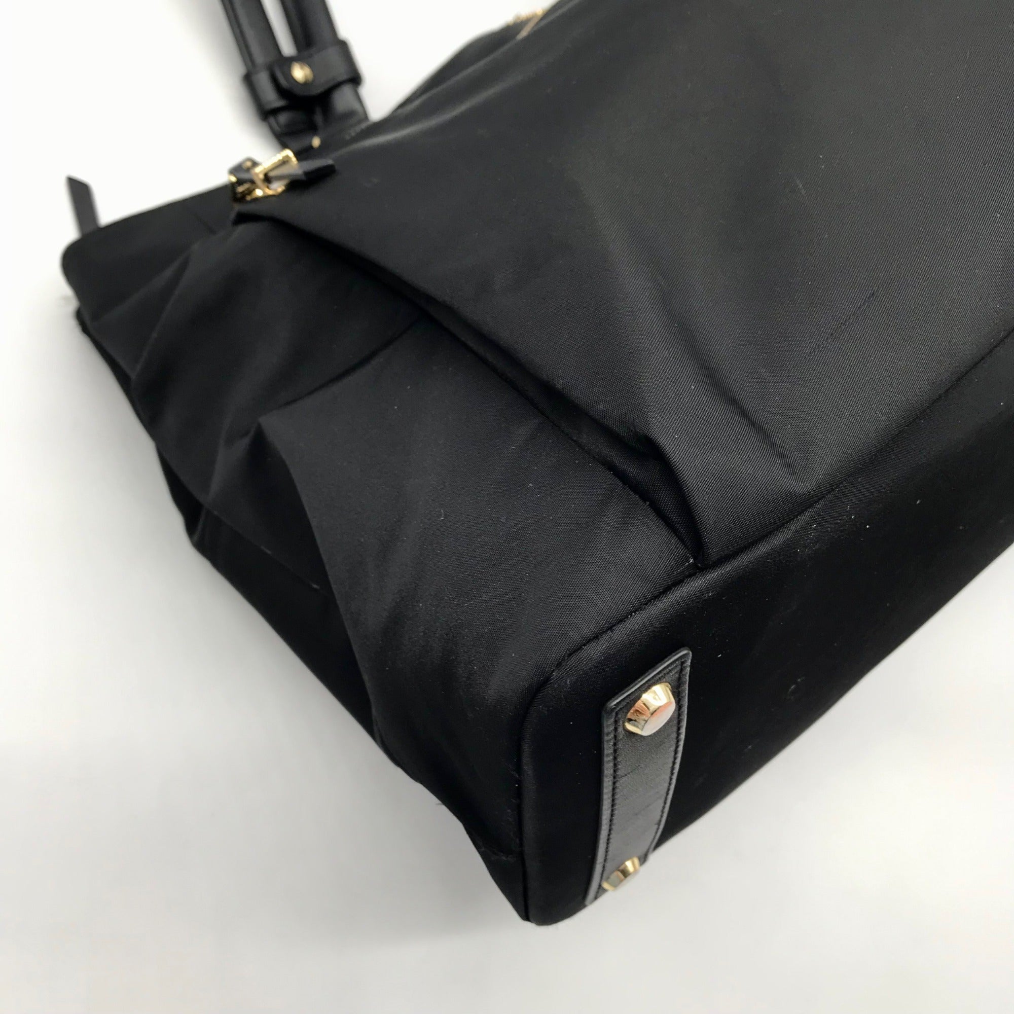 Tumi Black Nylon Sheryl Voyageur Business Tote Bag