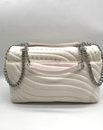 I.N.C. White Soft Ajae Galaxy Quilted Shoulder Bag
