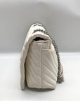 I.N.C. White Soft Ajae Galaxy Quilted Shoulder Bag