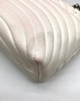 I.N.C. White Soft Ajae Galaxy Quilted Shoulder Bag