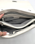 I.N.C. White Soft Ajae Galaxy Quilted Shoulder Bag