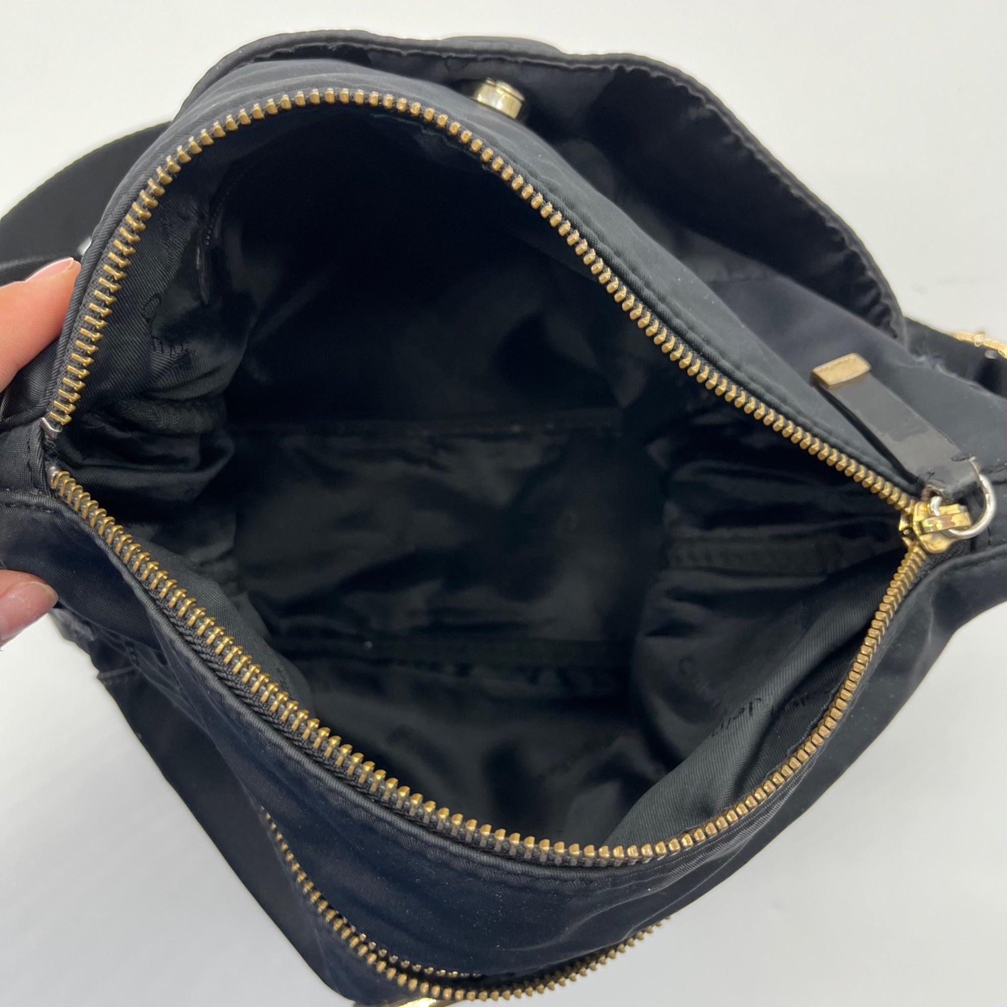 Calvin Klein Black Nylon Crossbody Bag