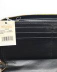 Michael Kors Black Leather Parker Large Travel Continental Wallet - NWT