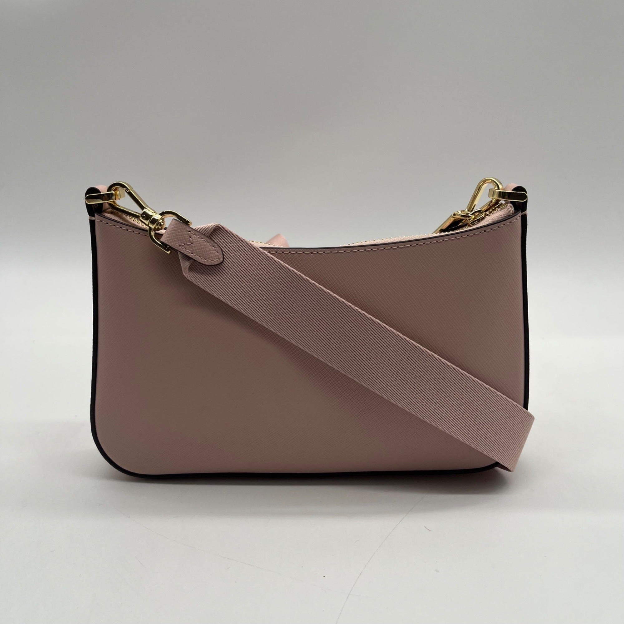 Kate Spade Blush Pink Duet Satin Sequin Crossbody Bag