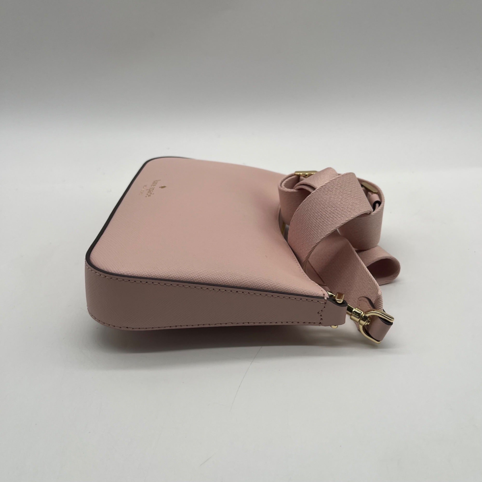 Kate Spade Blush Pink Duet Satin Sequin Crossbody Bag