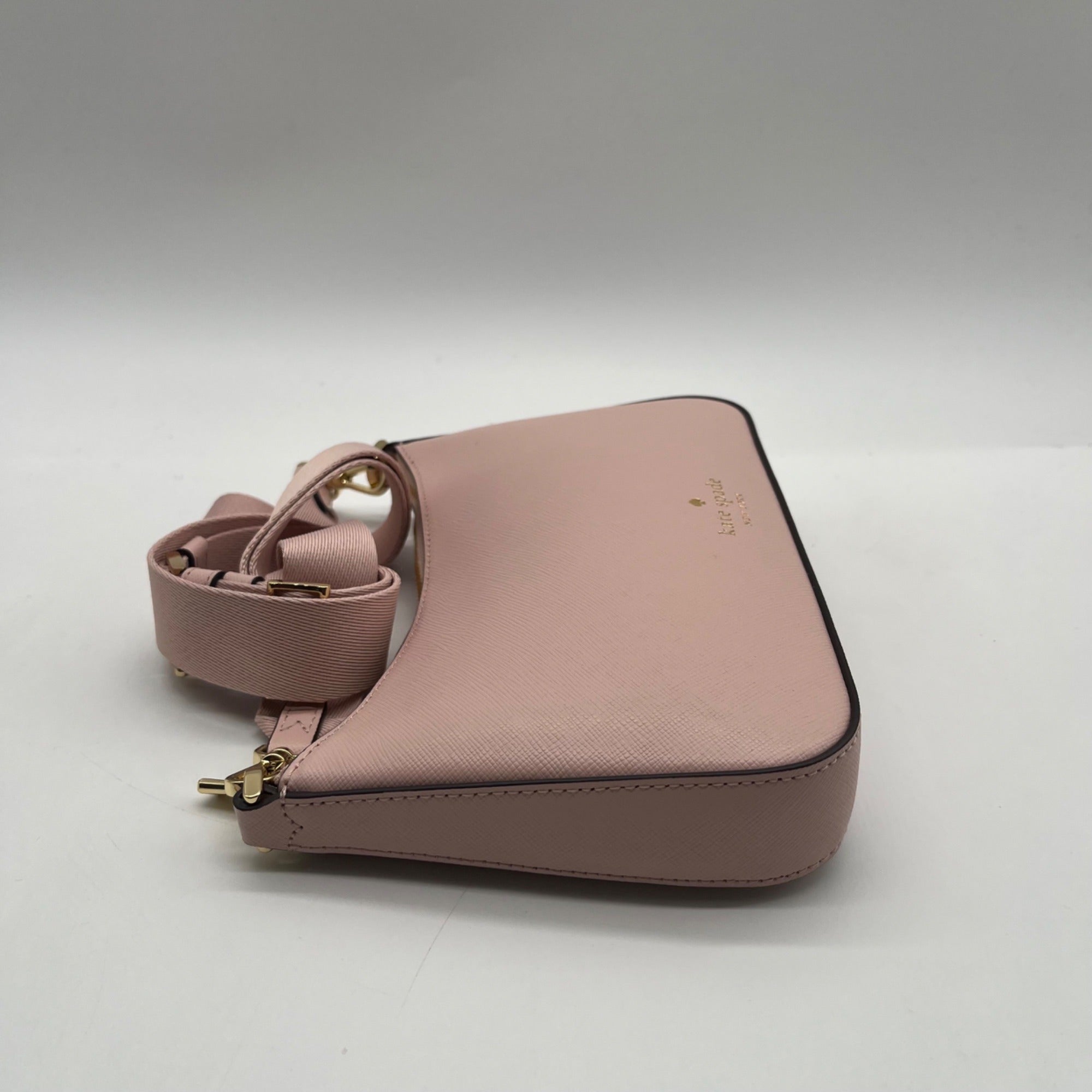 Kate Spade Blush Pink Duet Satin Sequin Crossbody Bag