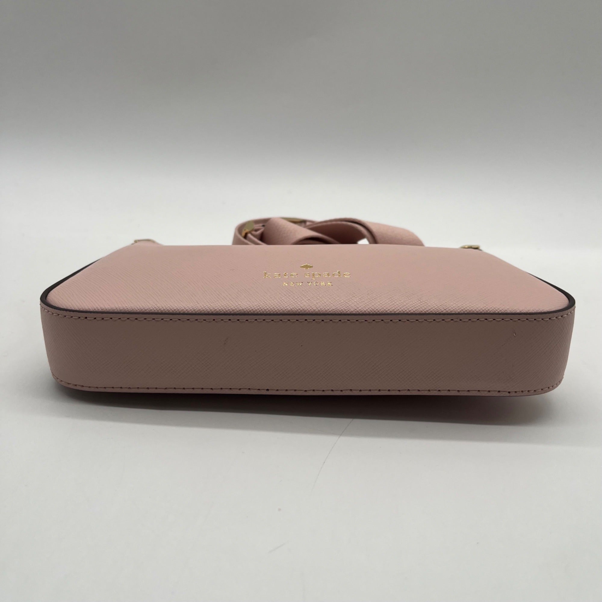 Kate Spade Blush Pink Duet Satin Sequin Crossbody Bag