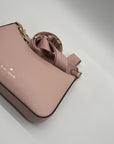 Kate Spade Blush Pink Duet Satin Sequin Crossbody Bag
