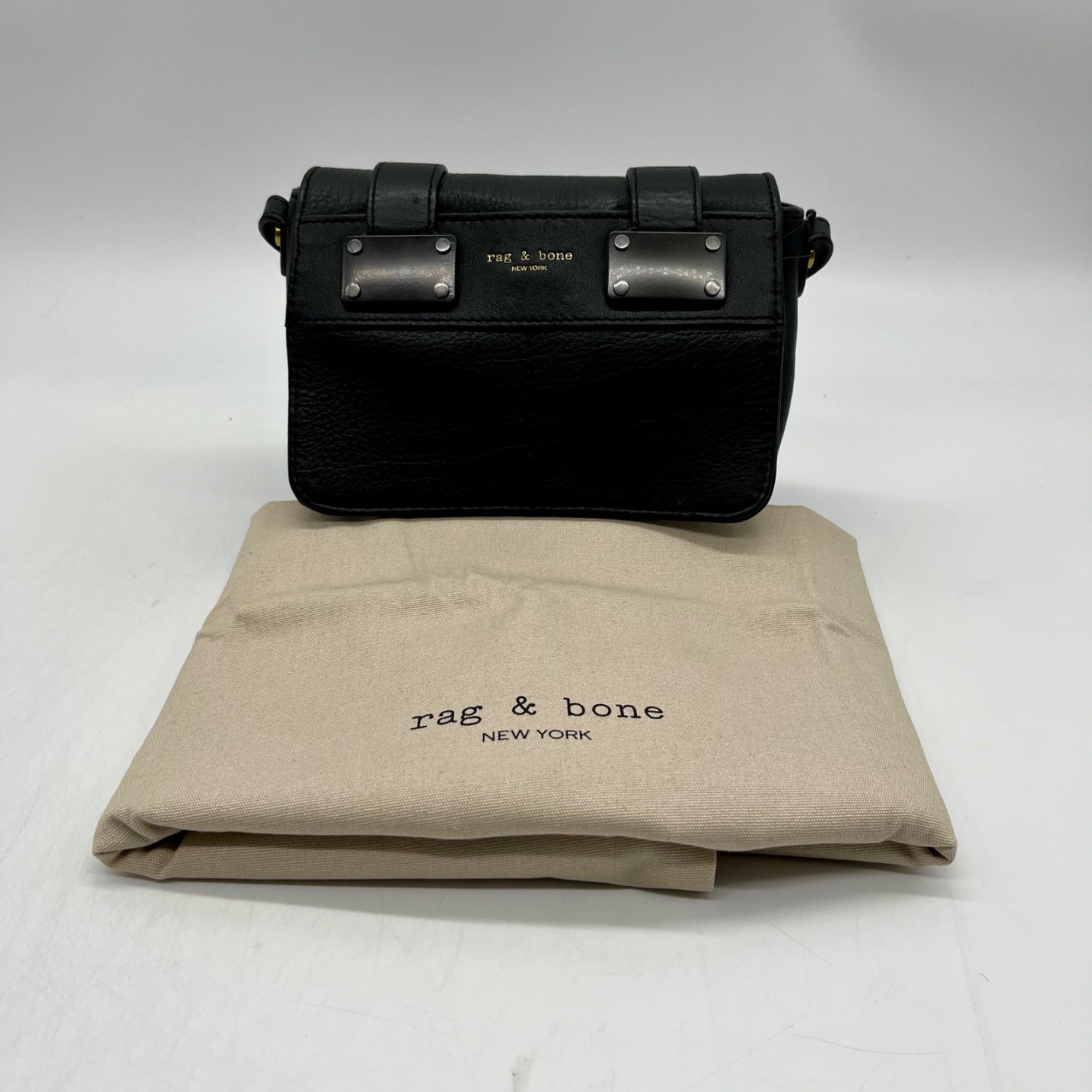 Rag &amp; Bone Black Leather Crossbody Bag