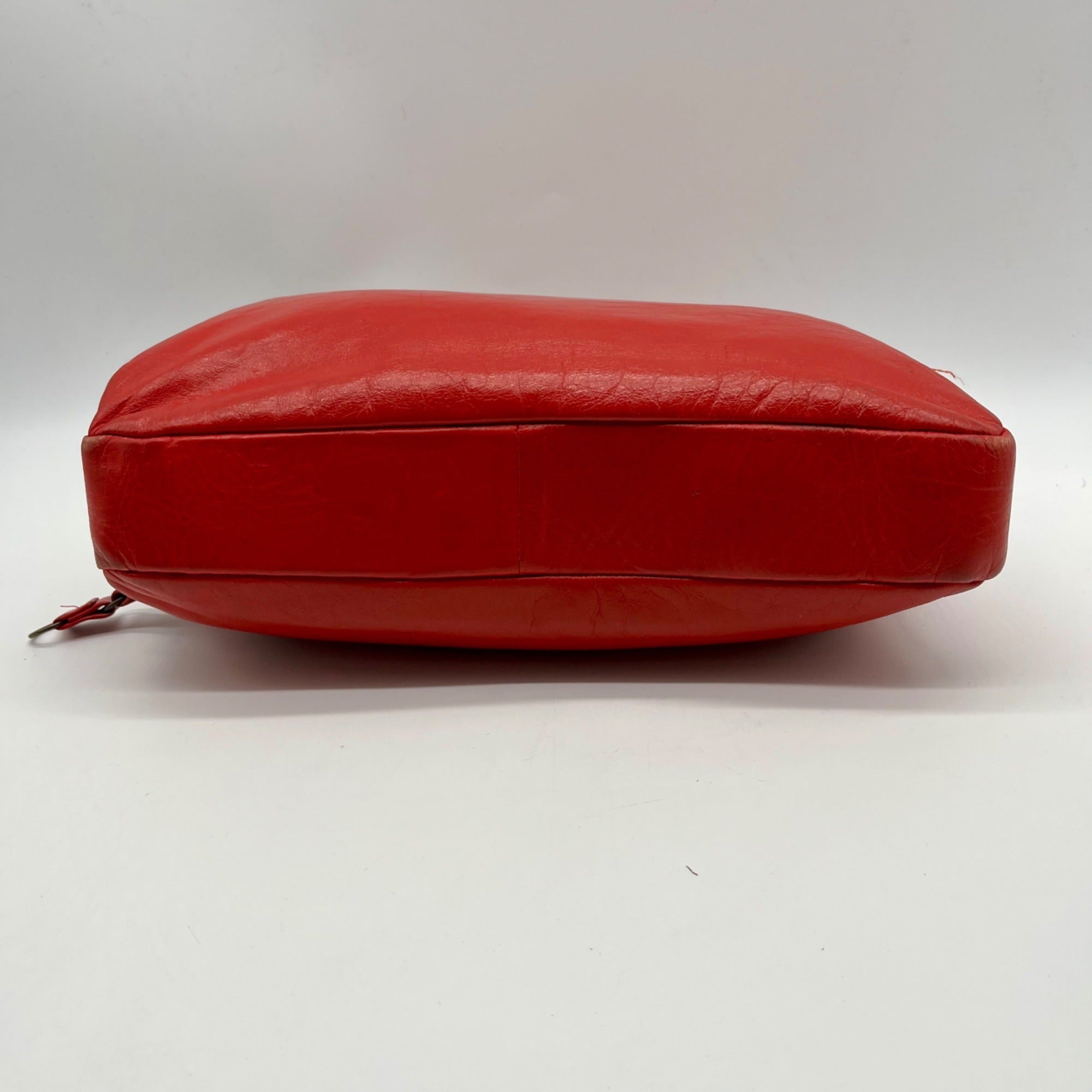 Latico Red Leather Crossbody Bag