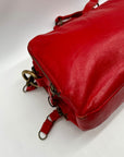 Latico Red Leather Crossbody Bag