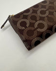 Coach Madison Signature Op Art Dotted Trifold Wallet