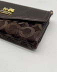 Coach Madison Signature Op Art Dotted Trifold Wallet