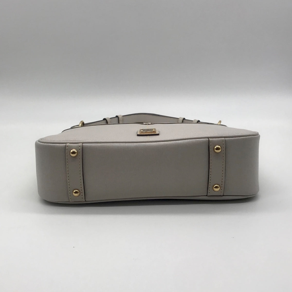 Dooney &amp; Bourke Grey Lucca Leather Large Shoulder Bag