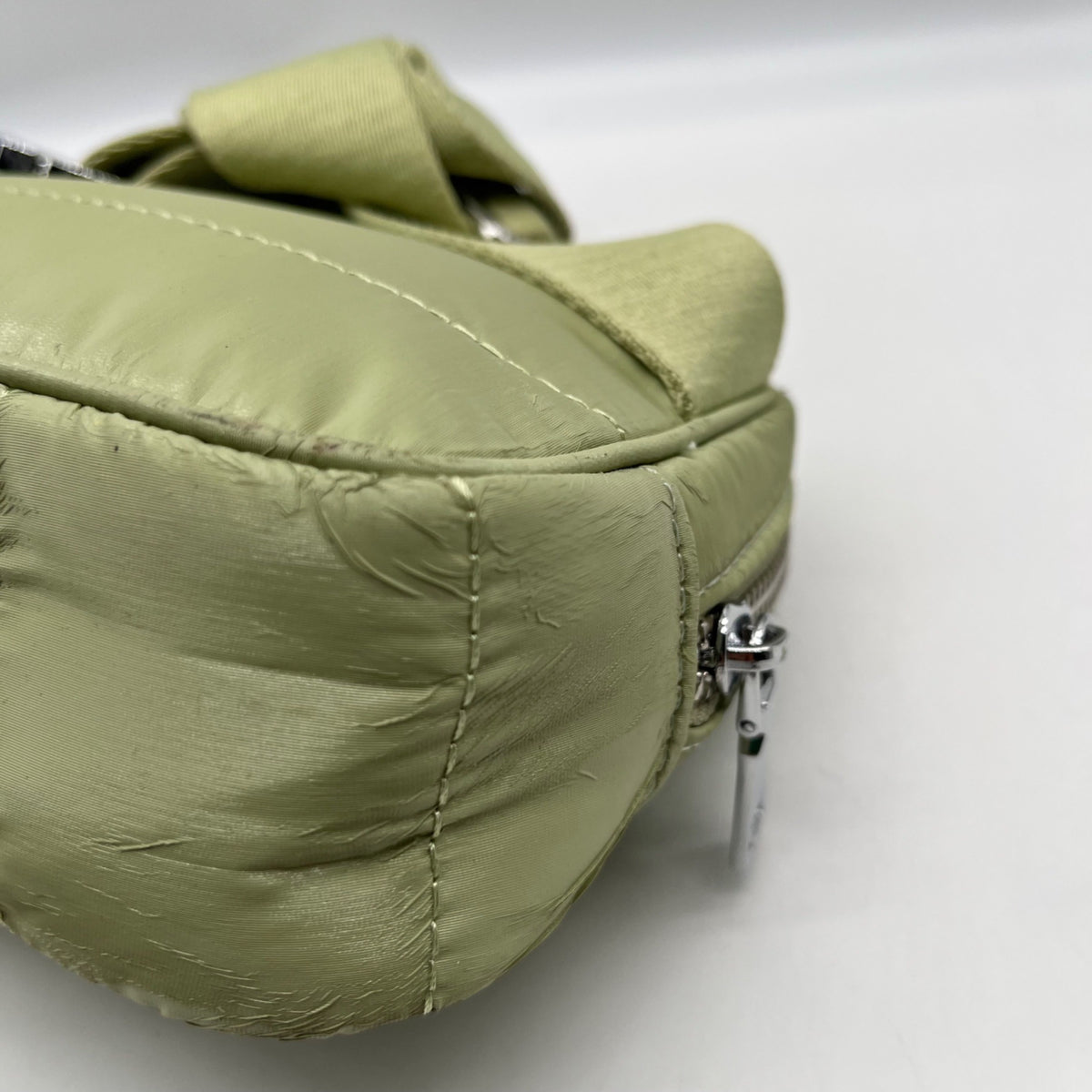 MMS Brands Green Fabric Fanny Pack