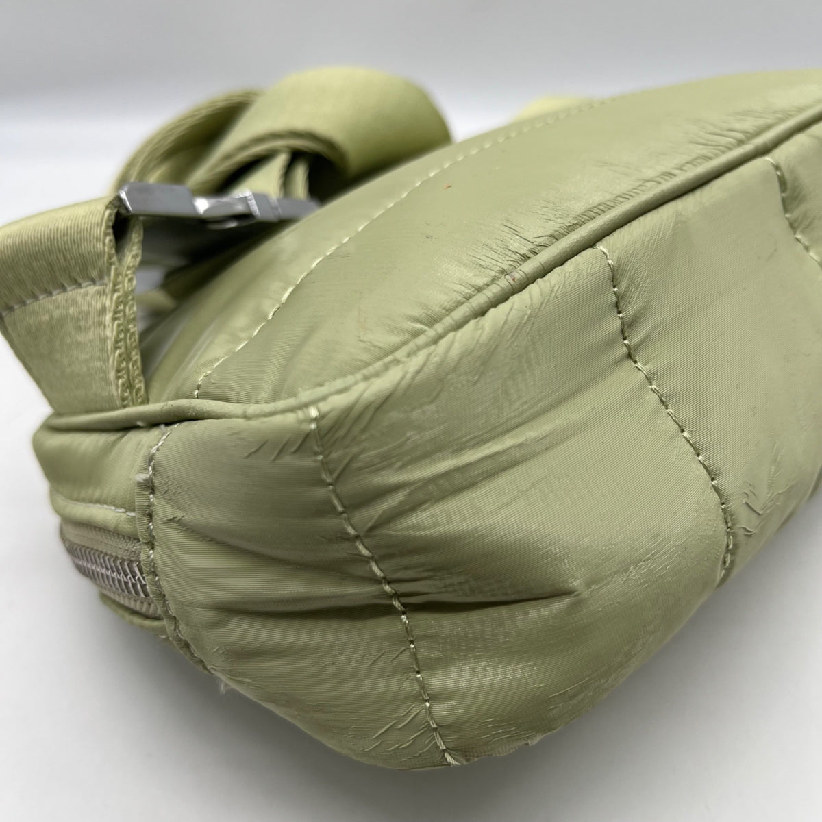 MMS Brands Green Fabric Fanny Pack