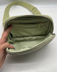 MMS Brands Green Fabric Fanny Pack