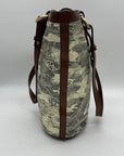 Brahmin Honey Brown Copa Cabana Leather Shoulder Bag
