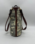 Brahmin Honey Brown Copa Cabana Leather Shoulder Bag