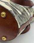 Brahmin Honey Brown Copa Cabana Leather Shoulder Bag