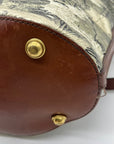 Brahmin Honey Brown Copa Cabana Leather Shoulder Bag