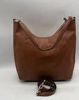 Kate Spade Brown Pebbled Leather Convertible Shoulder Bag