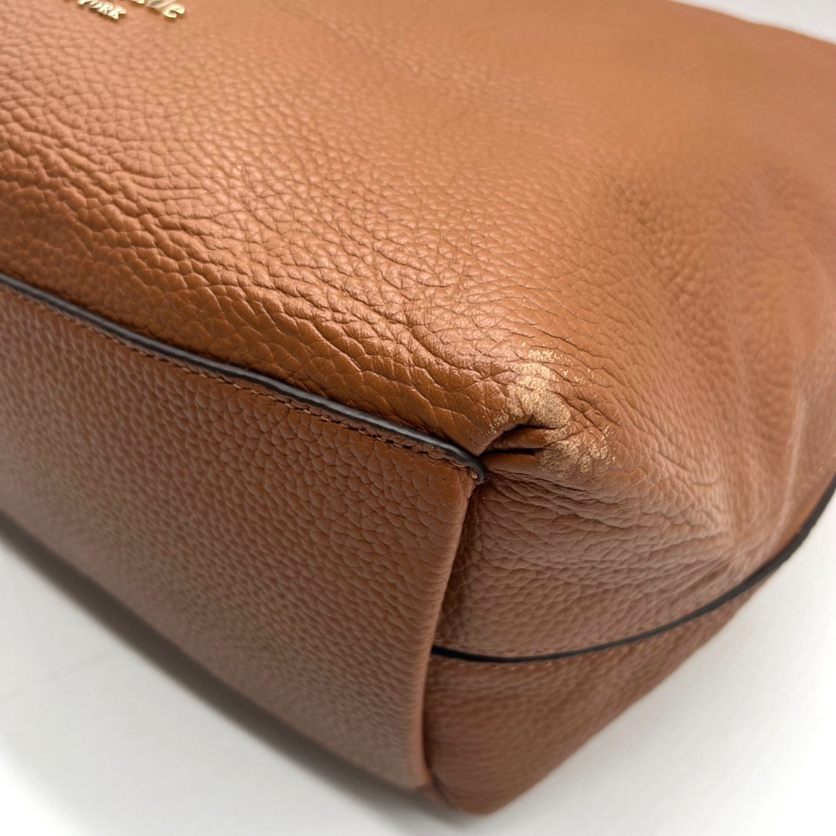 Kate Spade Brown Pebbled Leather Convertible Shoulder Bag