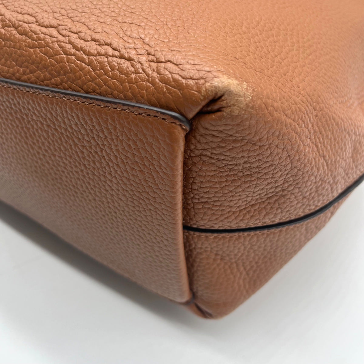 Kate Spade Brown Pebbled Leather Convertible Shoulder Bag