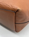 Kate Spade Brown Pebbled Leather Convertible Shoulder Bag