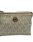 Michael Kors Cream Faux Leather Crossbody Bag