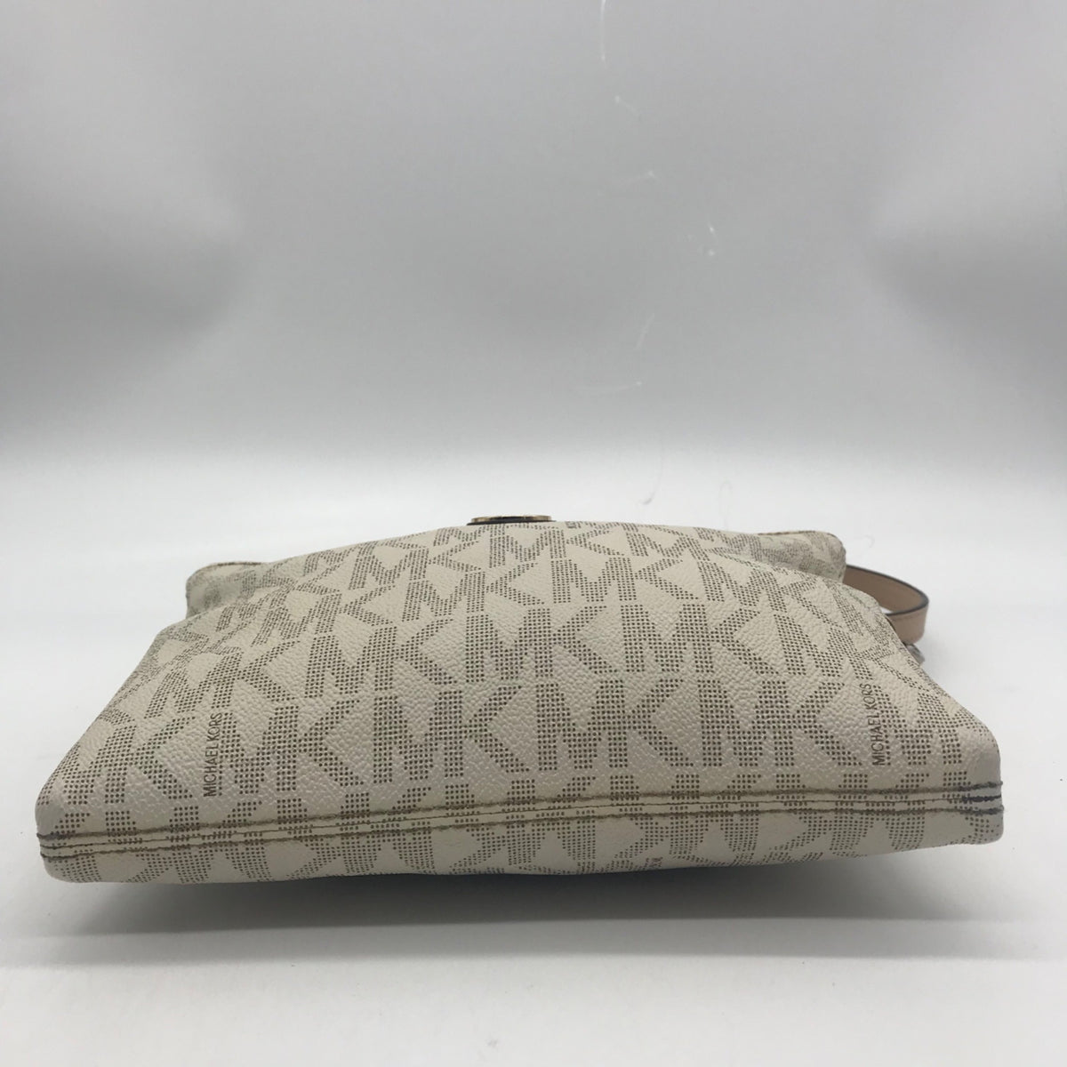 Michael Kors Cream Faux Leather Crossbody Bag
