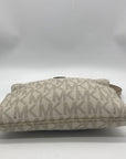 Michael Kors Cream Faux Leather Crossbody Bag