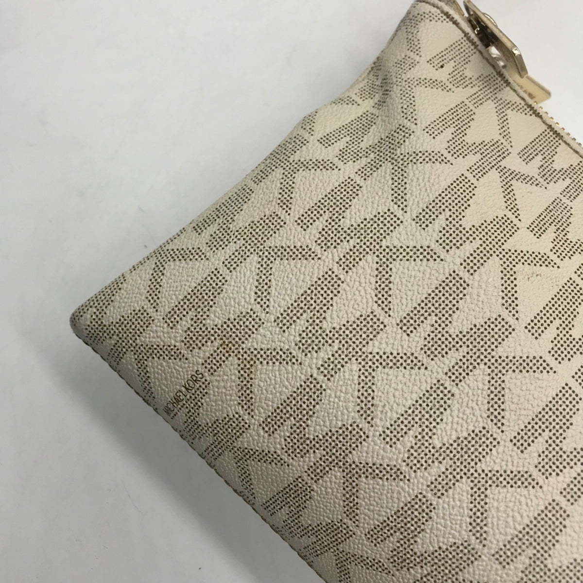 Michael Kors Cream Faux Leather Crossbody Bag