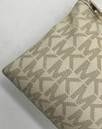 Michael Kors Cream Faux Leather Crossbody Bag
