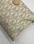 Michael Kors Cream Faux Leather Crossbody Bag