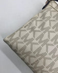Michael Kors Cream Faux Leather Crossbody Bag