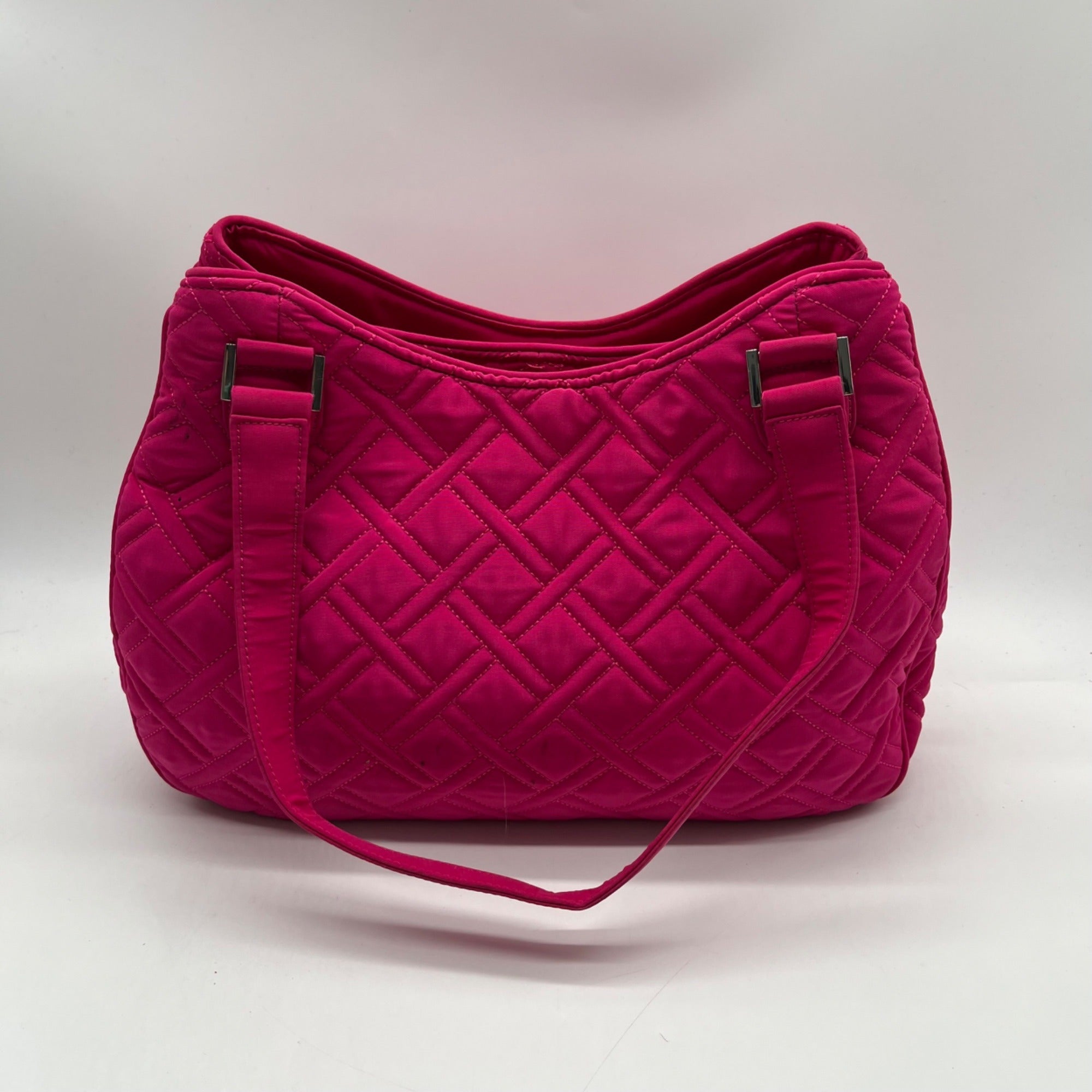 Vera Bradley Pink Fabric Quilted Shoulder Bag