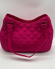 Vera Bradley Pink Fabric Quilted Shoulder Bag