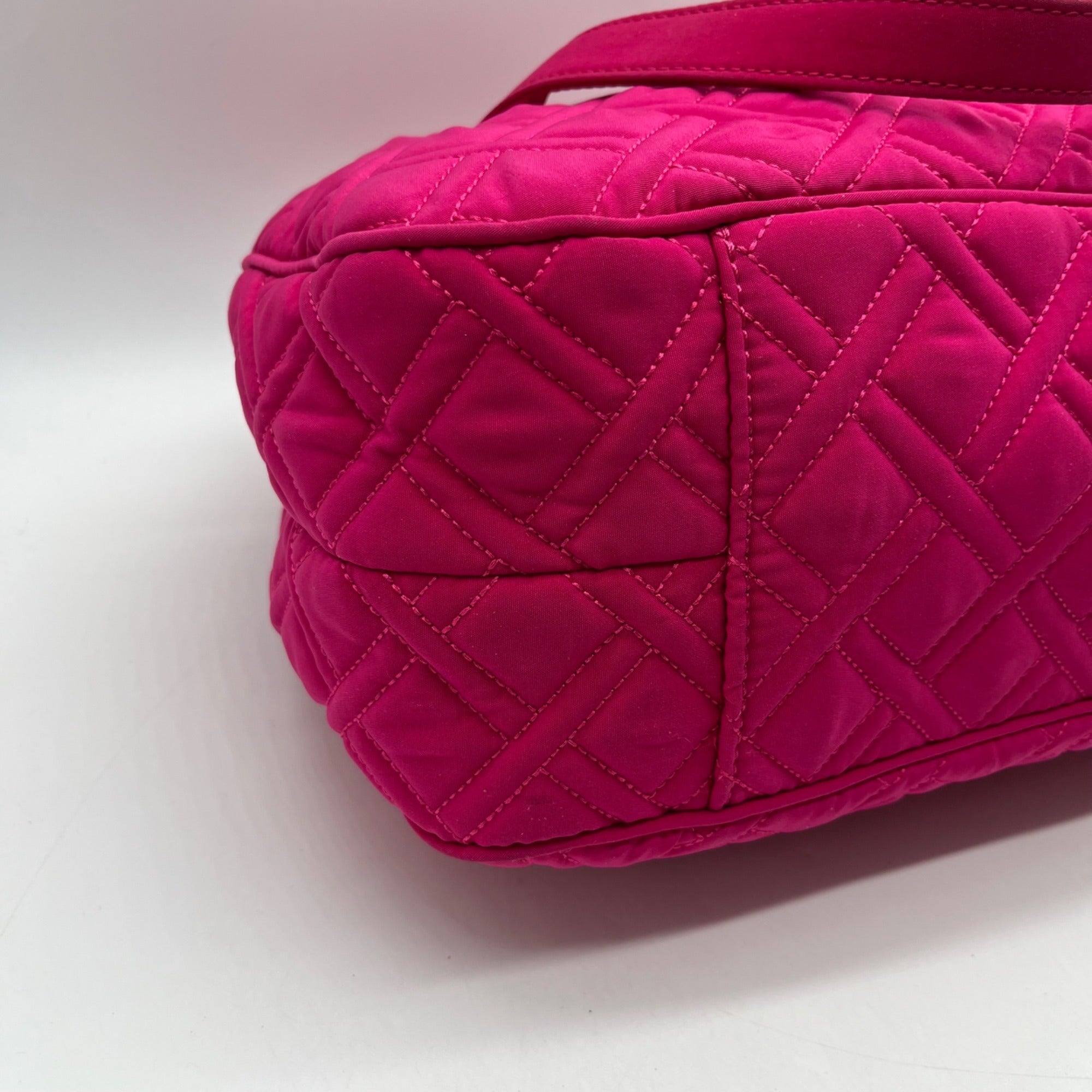 Vera Bradley Pink Fabric Quilted Shoulder Bag