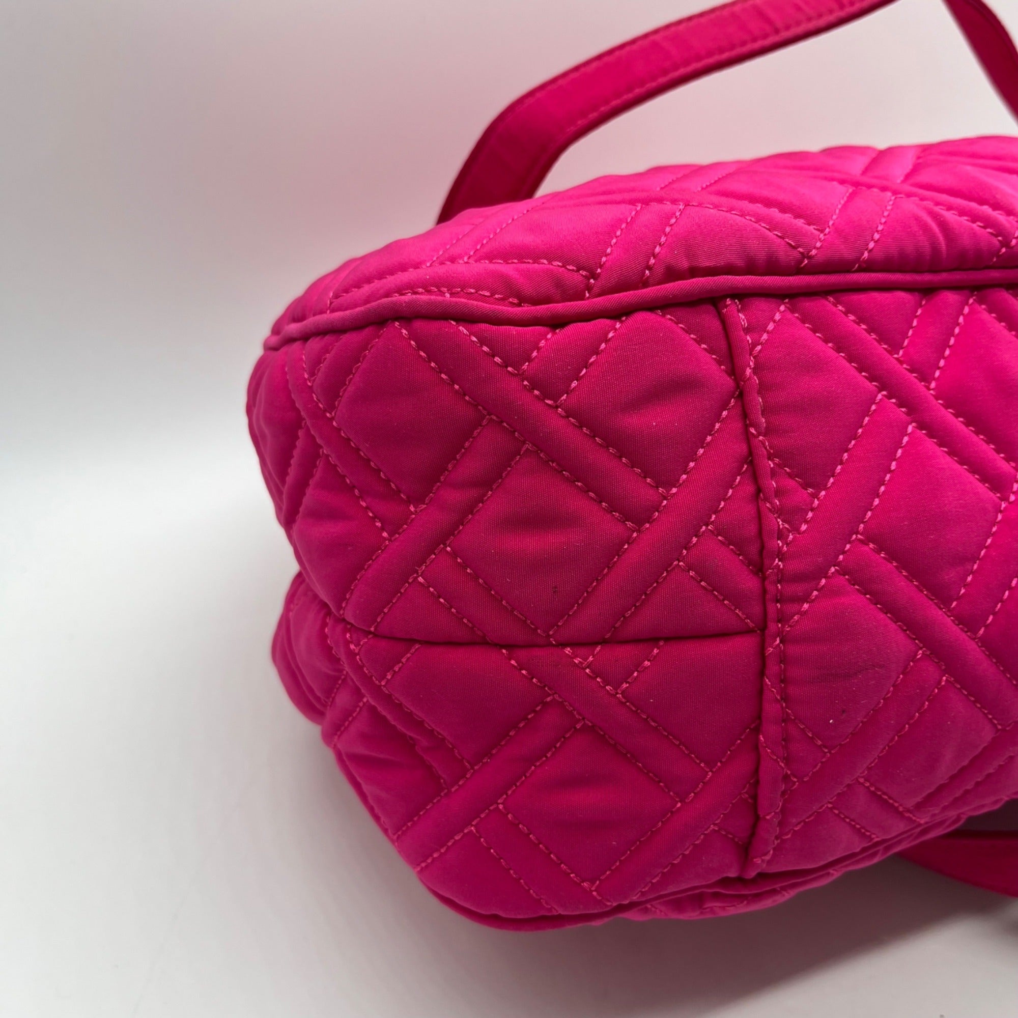Vera Bradley Pink Fabric Quilted Shoulder Bag